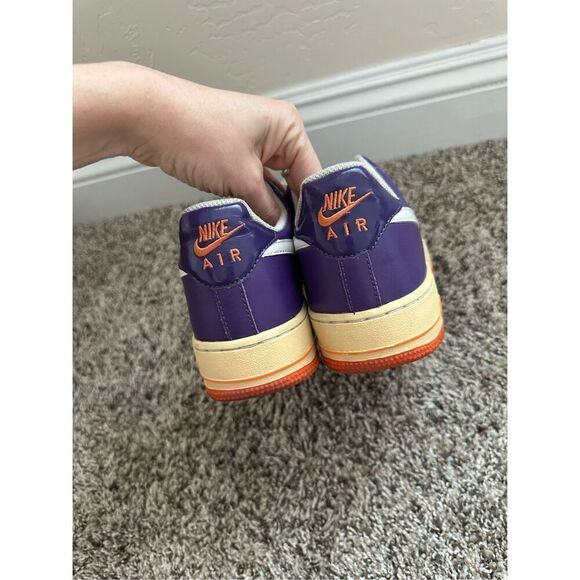 Nike Air Force 1 Womens 8.5 Purple '07 Club Patent Leather 315115-514 - Picture 3 of 9